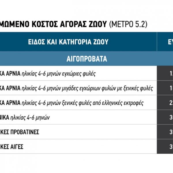 Στα 200 εκατ. ευρώ το χρόνο η αξία γάλακτος που χάθηκε με την ευλογιά